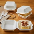 thumbnail image 4 of Hefty ECOSAVE Sandwich Hinged Lid Container (6" x 6", 100 ct.), 4 of 5