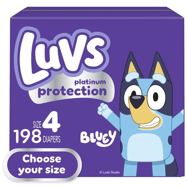 Luvs Pro Level Leak Protection Diapers, Sizes 1-8
