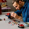 thumbnail image 3 of LEGO Marvel Iron Spider-Man Bust Building Kit for Adults, 379 pc., 3 of 7