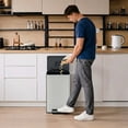 thumbnail image 6 of Simpli-Magic Infinity Edge 50 Liter / 13.2 Gallon Rectangular Step Trash Can, Hands-Free Soft-Close Lid, Premium Fingerprint-Resistant Finish for Kitchen and Recycling, Choose Color, 6 of 6