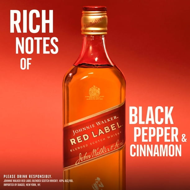 Johnnie Walker Red Label Blended Scotch Whisky, 750 ml - Samsclub.com