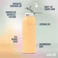 thumbnail image 3 of Ello Pop & Fill 32oz. 2-Pack Stainless Steel Water Bottle with QuickFill Technology (Assorted Colors), 3 of 6