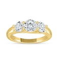 thumbnail image 1 of 0.96 CT. T.W. Round Cut 3-Stone Diamond Ring in 14K Gold, 1 of 7