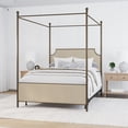 thumbnail image 6 of HH2 Home McArthur Metal and Upholstered Canopy Bed, 6 of 12