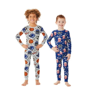 Member's Mark Boys 4-Piece Organic Cotton Pajama