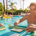 thumbnail image 4 of 3-in-1 Floating Game Mat: Mahjong, Rummi Cube, and Waterproof Cards, 4 of 8