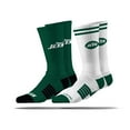 thumbnail image 1 of New York Jets Adult 2-Pack Crew Socks, 1 of 3