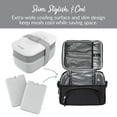 thumbnail image 4 of Bentgo Chillers 8-Pack Reusable Ice Packs, Gray, 4 of 6