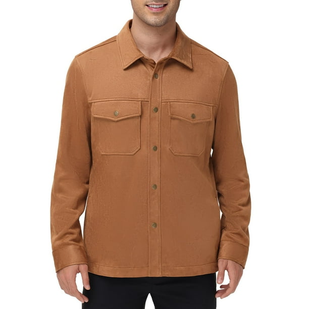Frye Men's Faux Suede Shirt Jacket - Samsclub.com