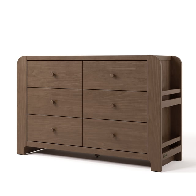 Graco Read-with-Me 6 Drawer Chest with Bookshelves, Choose Color