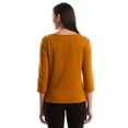thumbnail image 2 of Rafaella Women's 3/4 Sleeve Boatneck Top, 2 of 11