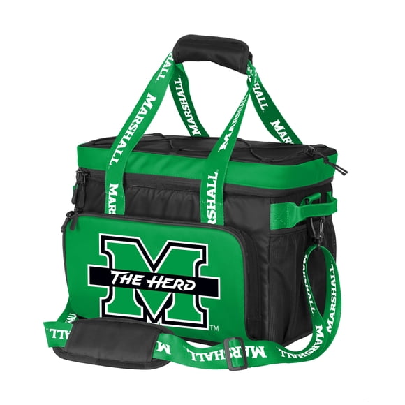 Logo Brands Marshall Thundering Herd 36 Can Cooler