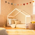 thumbnail image 1 of Little Seeds Trellis Toddler House Bed, Choose Color, 1 of 6