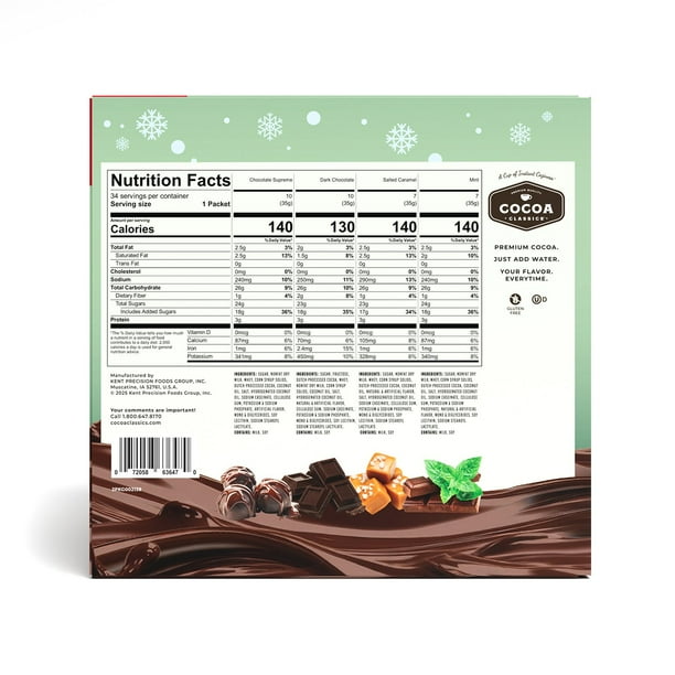 Cocoa Classics Hot Cocoa Mix, Variety Pack, 34 pk. - Samsclub.com