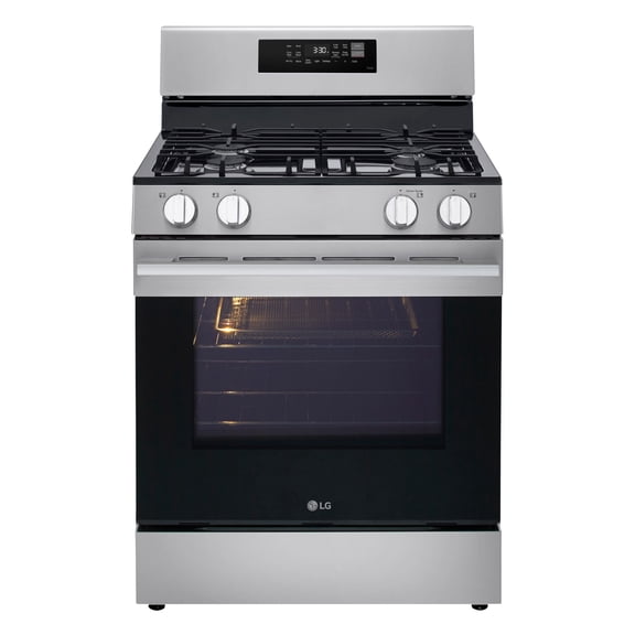LG 6.3 cu. ft. Smart Wi-Fi Enabled Gas Range with Air Fry & EasyClean