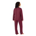 thumbnail image 1 of DreamMark Women's 2-Piece Notch Collar Pajama Set, 1 of 3