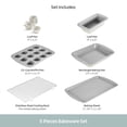 thumbnail image 3 of Tramontina 5-Piece Aluminized Steel Ceramic Nonstick Bakeware Set, 3 of 16