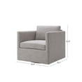 thumbnail image 2 of Marlow Fabric Swivel Chair, 2 of 9
