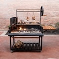 thumbnail image 3 of Backyard Discovery Premium Santa Maria BBQ Grill with Wood Fire and Charcoal Grill, 3 of 13