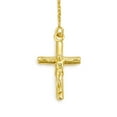 thumbnail image 4 of High Polish Rosary Bead Necklace in 14K Gold, 4 of 6
