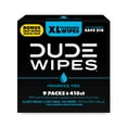 thumbnail image 1 of DUDE WIPES XL Flushable Wipes, Fragrance Free, Bonus Pack, 9 ct., 410 wipes, 1 of 8