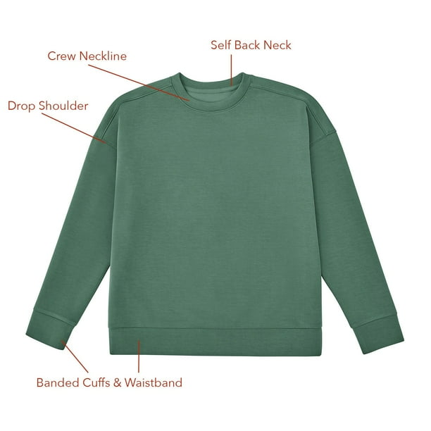 Member's Mark Women's Luxe Crewneck Sweatshirt - Samsclub.com