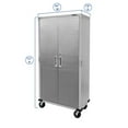 thumbnail image 4 of Seville Classics UltraHD 6-Piece Steel Garage Cabinet Storage Set With Rolling Workbench, 12' Wide, 4 of 22