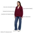 thumbnail image 4 of Gap Women's Cable Knit Cardigan, 4 of 6