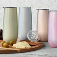 thumbnail image 3 of Member's Mark 14oz. Stainless Steel Insulated Flute Tumblers with Lids, 4 Pack, Choose Color, 3 of 5
