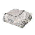 thumbnail image 2 of Tahari Home Reversible Printed Plush Throws, 50" x 60", 2 of 5