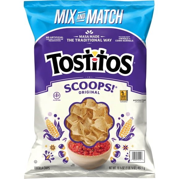 Tostitos Scoops! Original Tortilla Chips, 16.125 oz.
