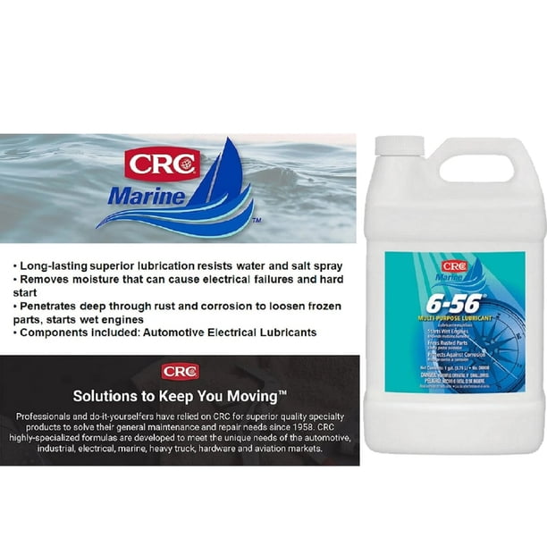 CRC 6-56 Multi-Purpose Lubricant Marine 1 Gallon - Samsclub.com CRC 6-56 Multi-Purpose Lubricant Marine 1 Gallon - Samsclub.com