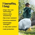 thumbnail image 4 of Glad ForceFlex Tall Kitchen Drawstring Trash Bags, Gain Original scent with Febreze Freshness, 13 Gallon, 160 ct., 4 of 12