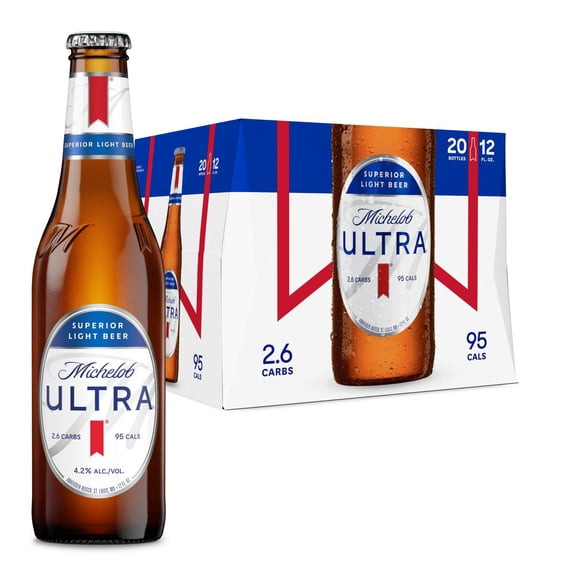 Michelob Ultra Superior Light Lager Beer, 12 fl. oz. bottle, 20 pk.