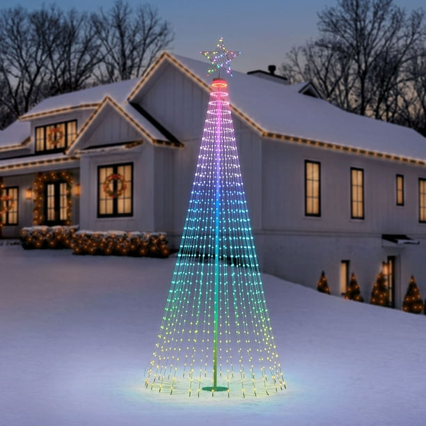 Member's Mark 12' Pre-Lit Multicolor Lightshow Tree