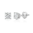 thumbnail image 2 of Lab Created 2.00 CT. T.W. Fancy Cut Diamond Stud Earrings in 18K Gold, 2 of 7