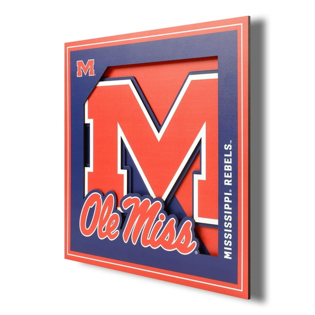 YouTheFan NCAA 3D Logo Series Wall Art - 12x12