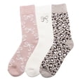 thumbnail image 2 of Cuddl Duds Women's 3-Pack Novelty Sock, 2 of 4