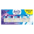 thumbnail image 1 of Febreze Plug Air Freshener, Twilight Lavender + Linen & Sky, 5 refills, 4.35 fl. oz., 1 of 10
