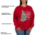 thumbnail image 8 of State of Mine Women's Holiday Crewneck Sweatshirt, 8 of 9