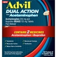 thumbnail image 1 of Advil Dual Action Caplet,  250 mg Acetaminophen and 150 mg Ibuprofen 50 ct., 2 pk., 1 of 2