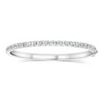 thumbnail image 2 of 925 Sterling Silver Lab White Sapphire Bangle, 2 of 4