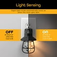 thumbnail image 3 of EcoScapes Vintage Black Cage LED Night Light 2 pk., 3 of 10