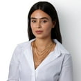 thumbnail image 6 of High-Polish Paperclip Necklace in 14K Yellow Gold, 6 of 8
