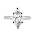 thumbnail image 4 of Lab Created Marquise Cut Solitaire Diamond Ring, 4 of 8