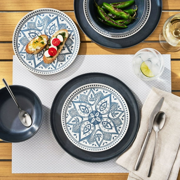 Member's Mark 12-Piece Bamboo Melamine Dinnerware Set - Samsclub.com