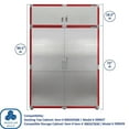 thumbnail image 8 of Seville Classics UltraHD Stacking Top Cabinet, 60” W x 24” D x 18.5” H, 8 of 12