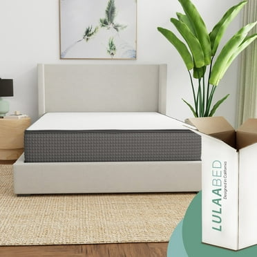 LulaaBED Flippable Memory Foam Mattress