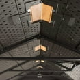thumbnail image 10 of Lifetime 15' x 8' Rough Cut Outdoor Storage Shed Dual Entry, 10 of 26