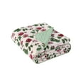 thumbnail image 2 of Laura Ashley Coco Plush Reversible Throw, 60" x 70", 2 of 6